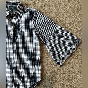 Ralph Lauren Black and White Gingham Shirt